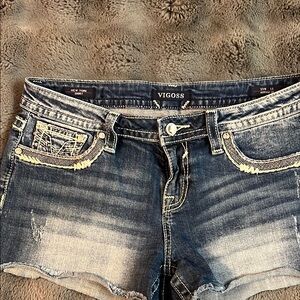 Vigoss Women's Blue Denim Shorts